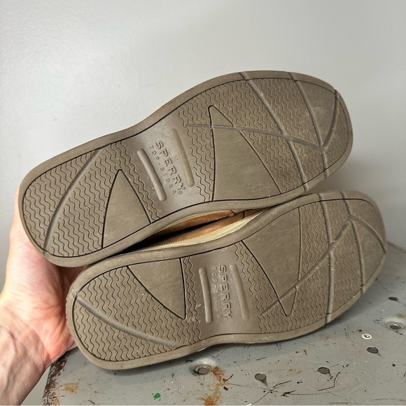 Sperry Boy’s Tan Boat Shoes Kids size 4.5 - Picture 7 of 11